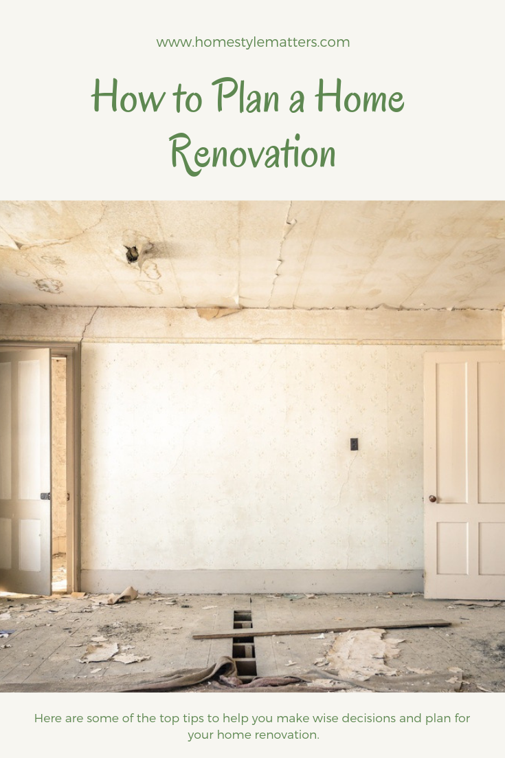 How to Plan a Home Renovation