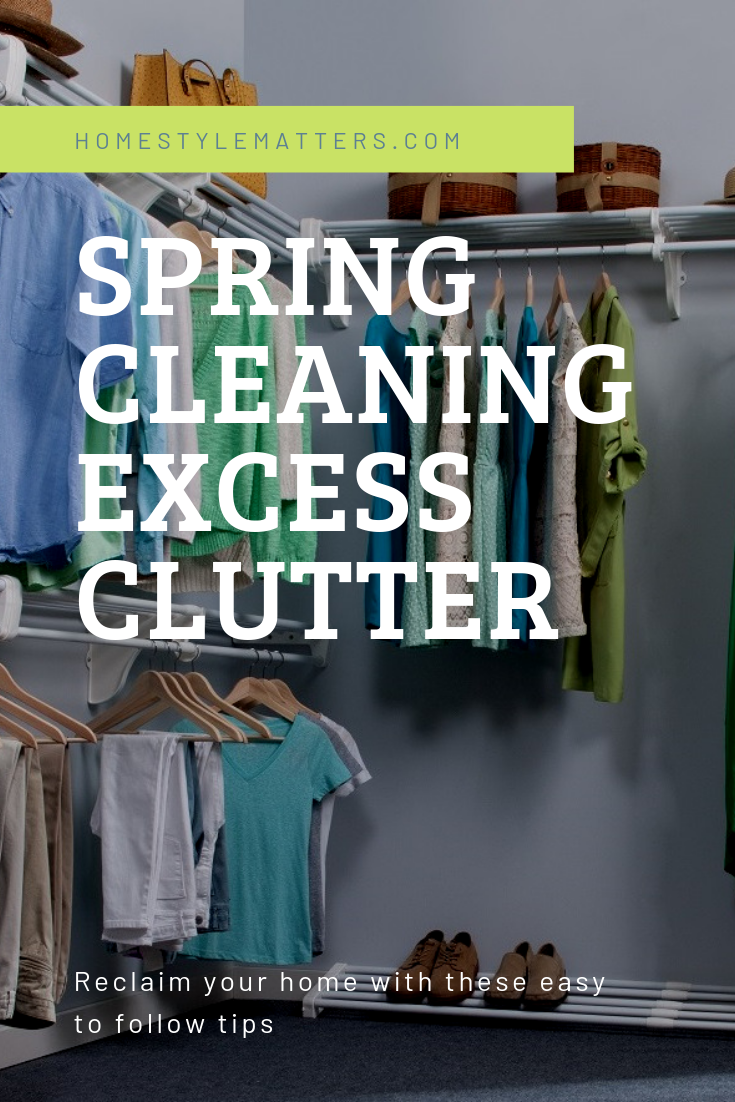 Spring Cleaning Excess Clutter