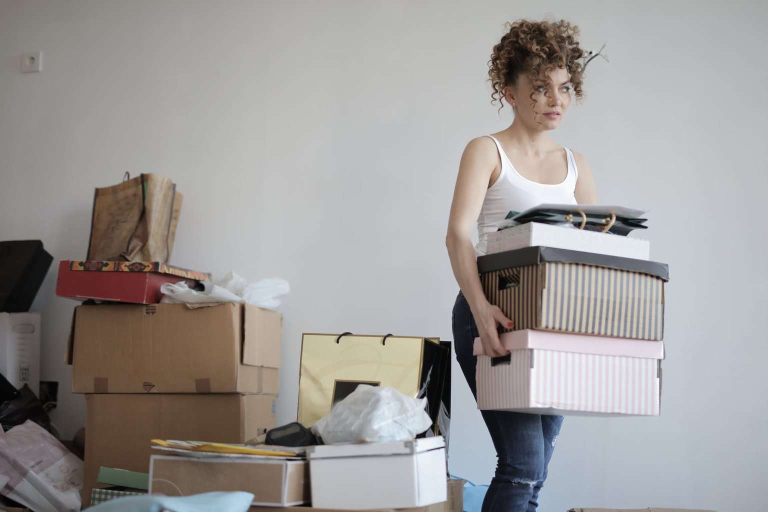 Declutter the home to lower stress