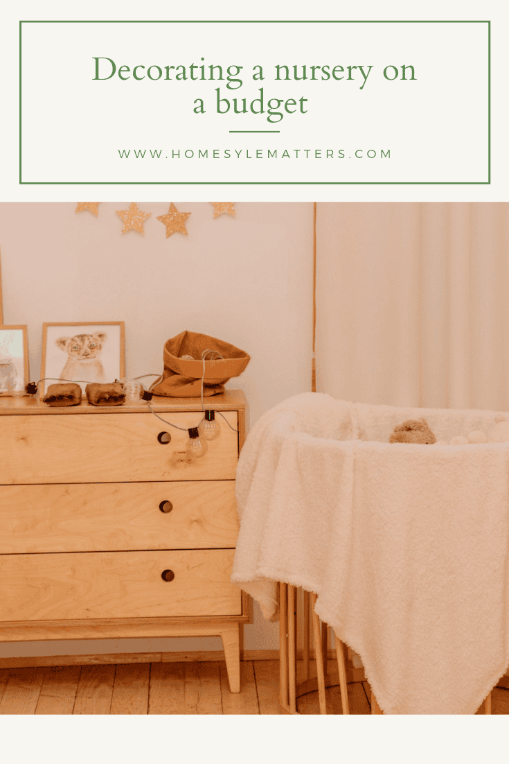 Decorating a nursery on a budget 1