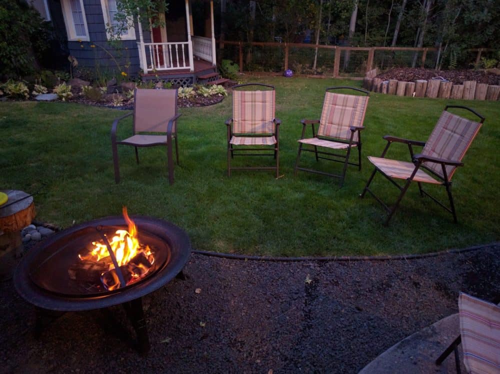 Style a garden seating area ready for a barbecue 1