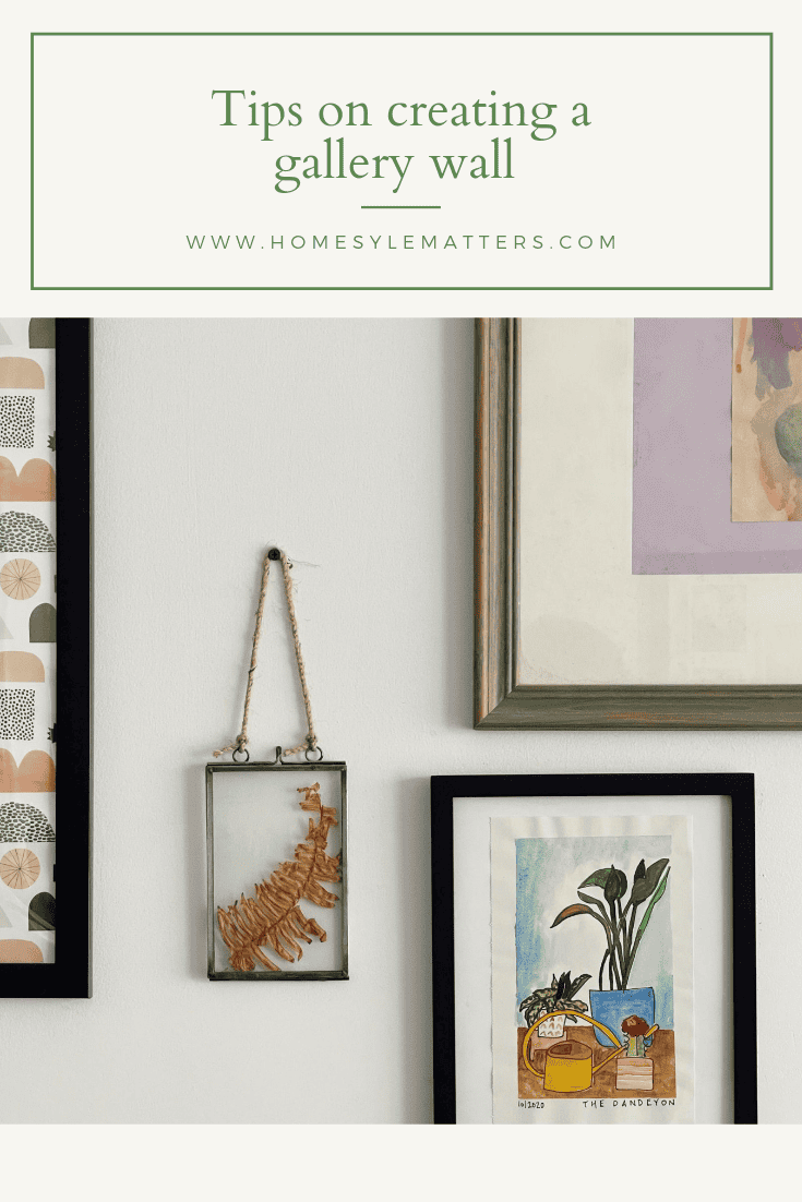 Tips on creating a gallery wall