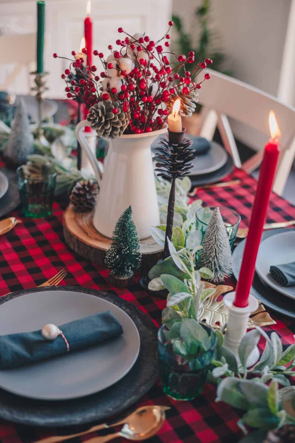 Homemade Christmas Table Decorations 8