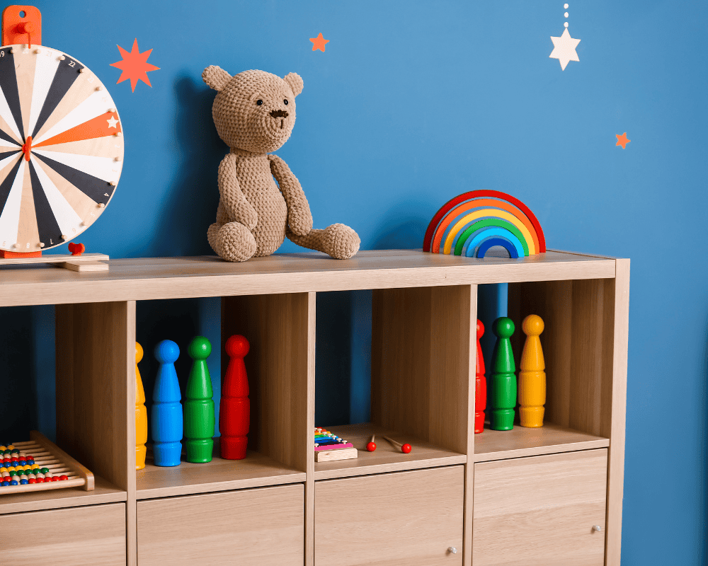 Playroom storage