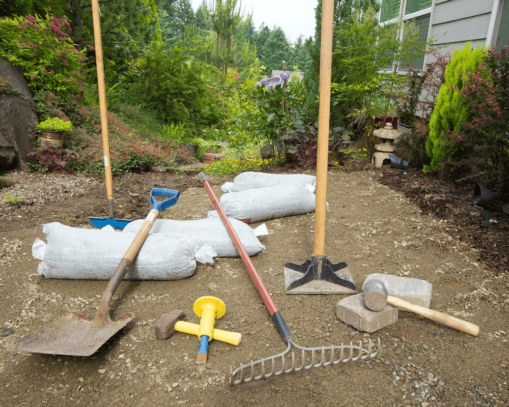 PREPARING PATIO