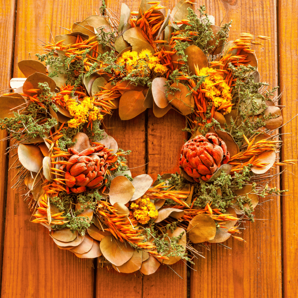 From Nature to Your Doorstep: Create Beautiful Autumn Wreath Today 2