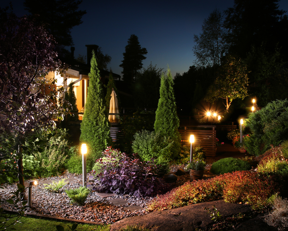 Select Energy-Efficient Garden Lighting