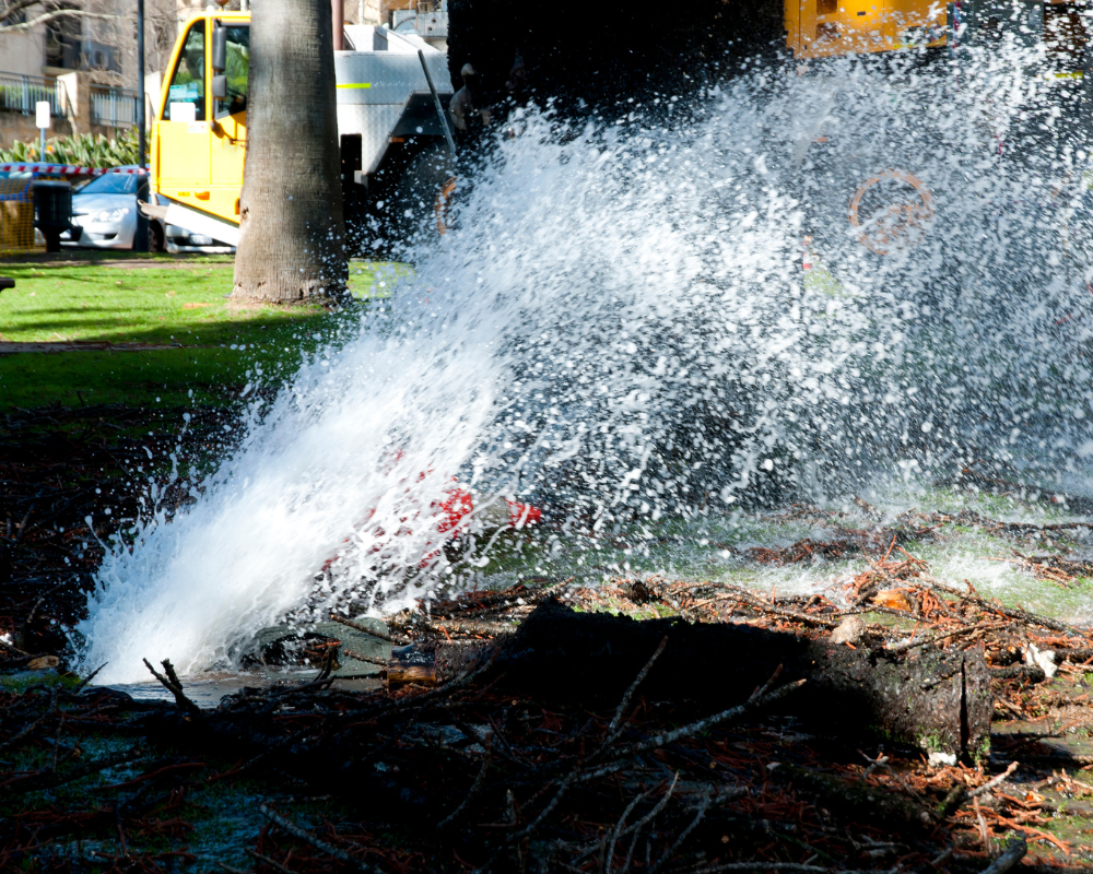 Burst pipe