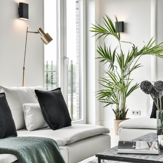 Create a Chic - Black and White living Room 3