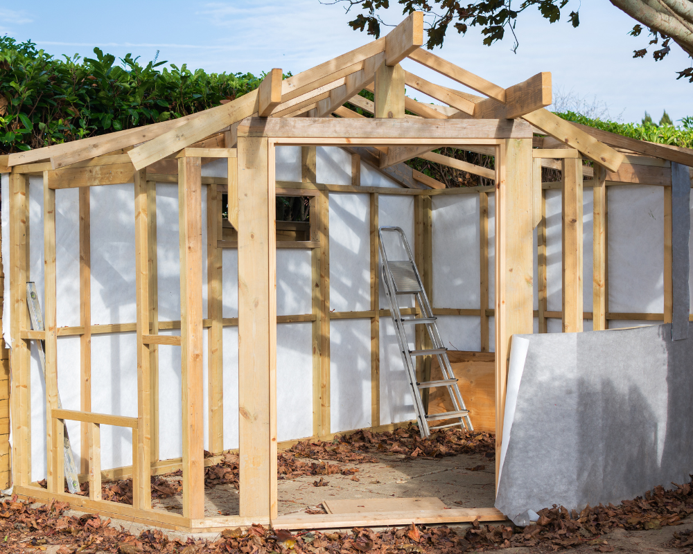 Assemble the Shed Frame