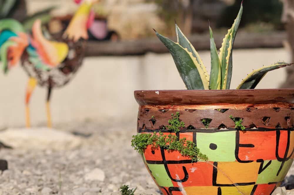 Gravel Garden with Pots