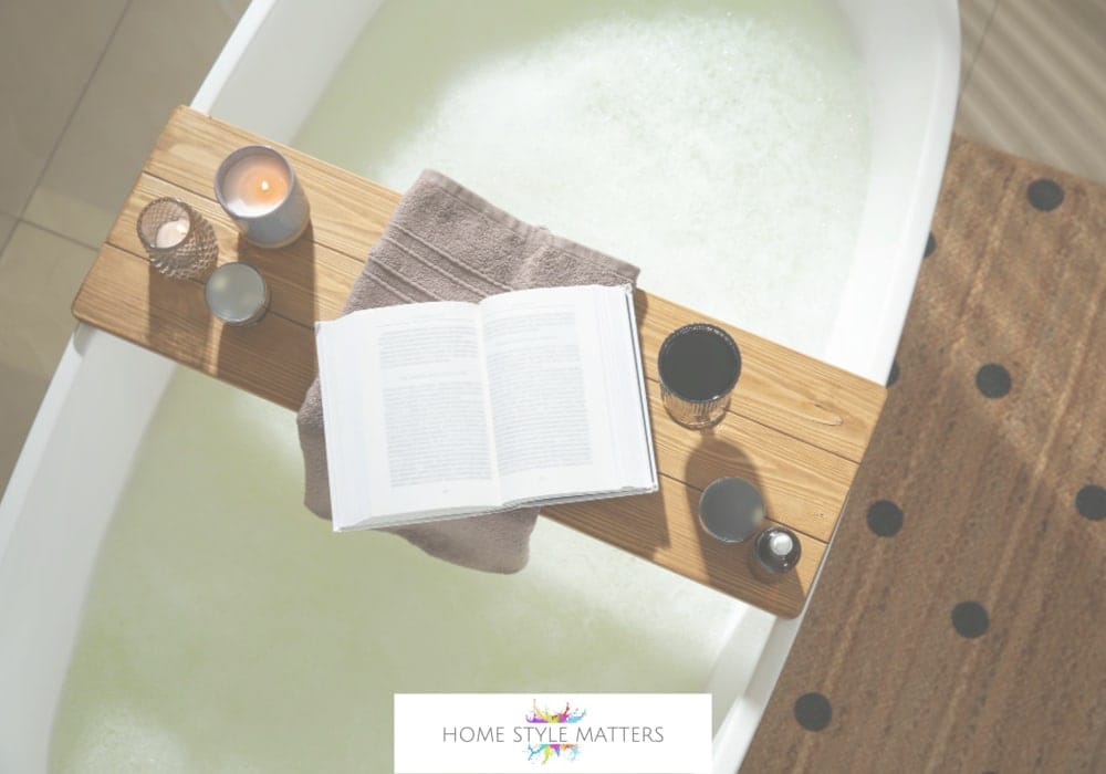 Bath book tray