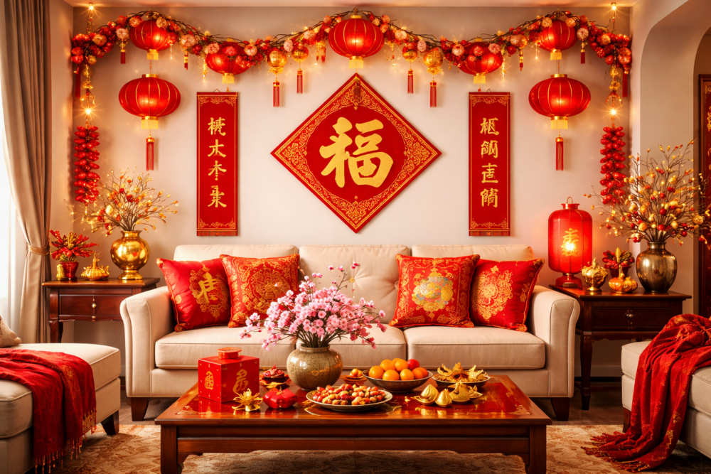 Decorate with Auspicious Colours and Symbols Decorate with Auspicious Colours and Symbols