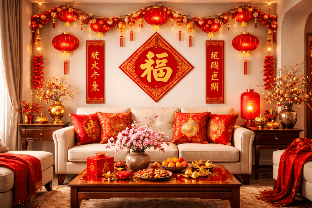 Decorate with Auspicious Colours and Symbols Decorate with Auspicious Colours and Symbols