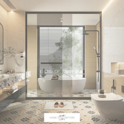 Professional bathroom makeover