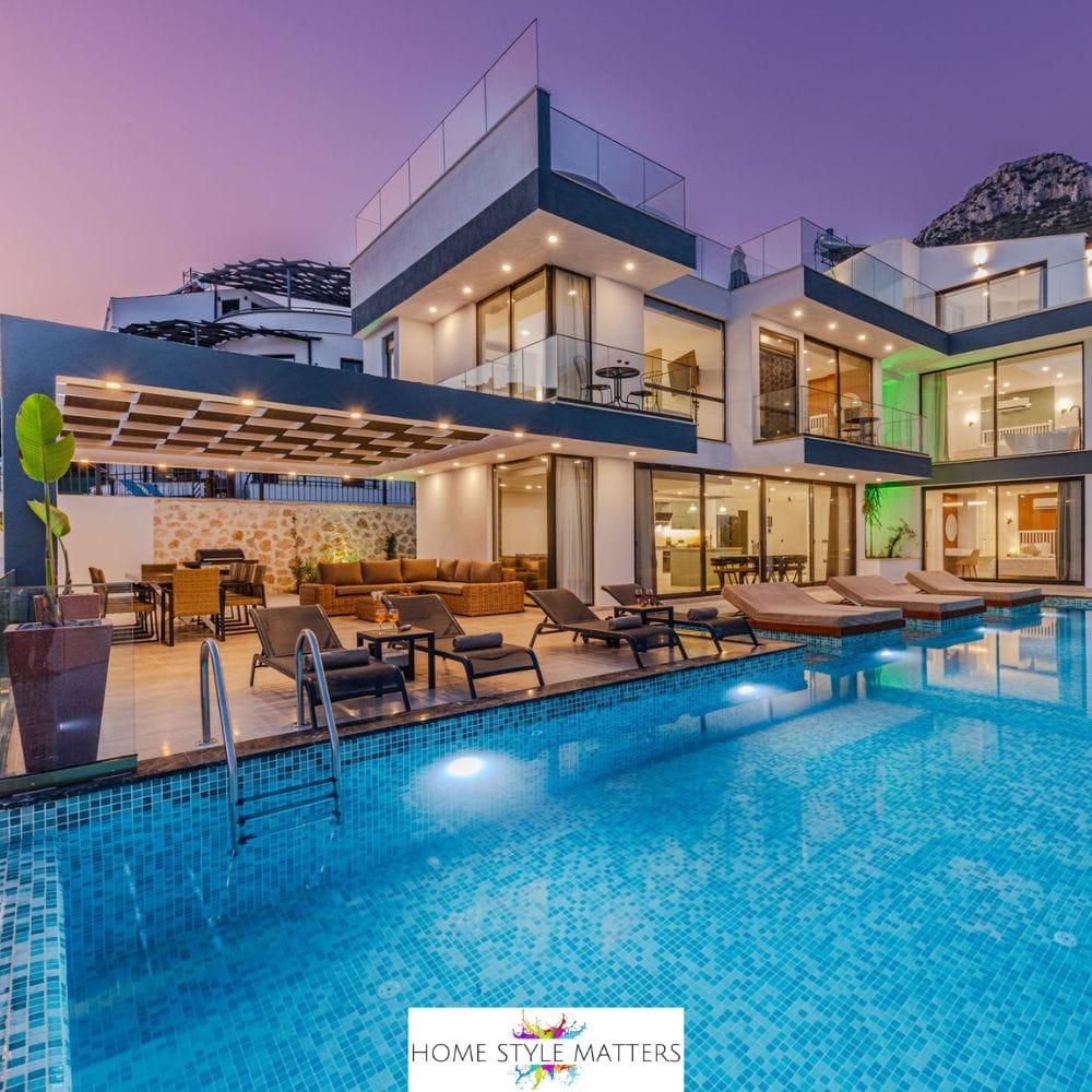 Outdoor entertainment area