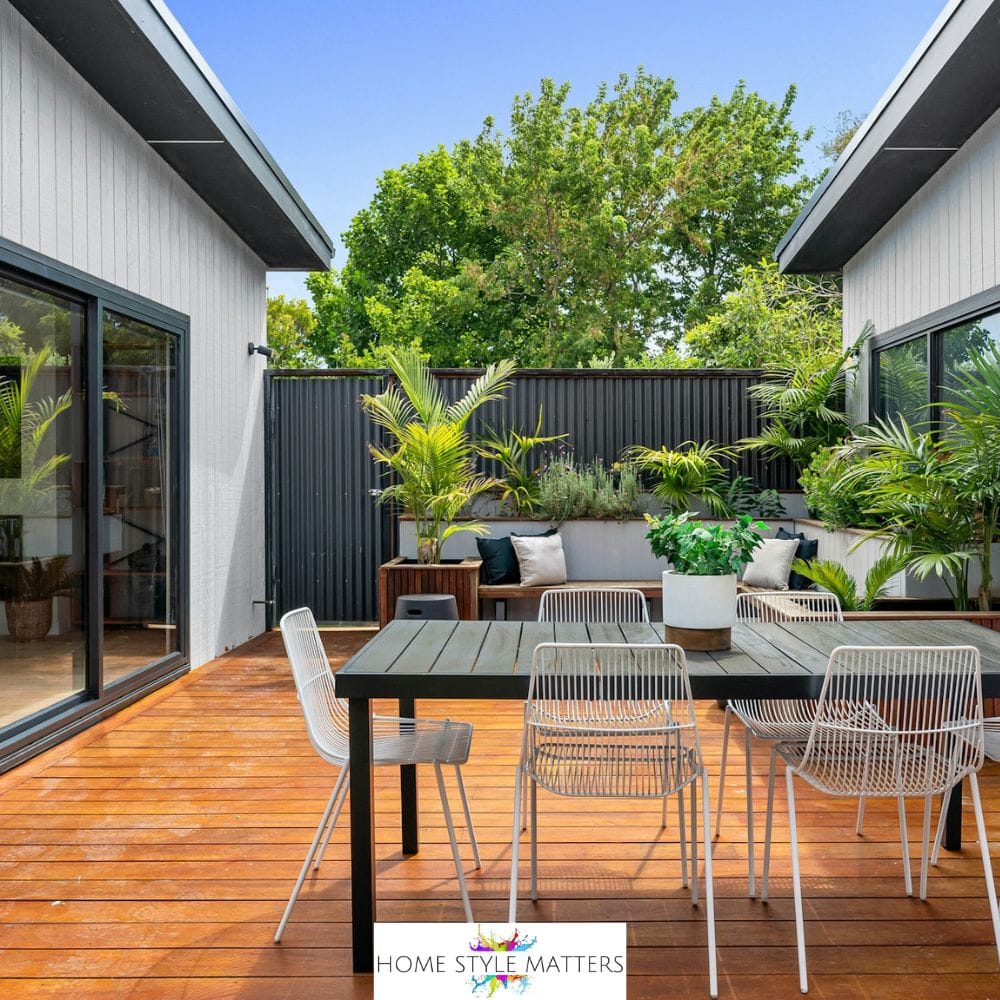 Stylish Outdoor Living Space