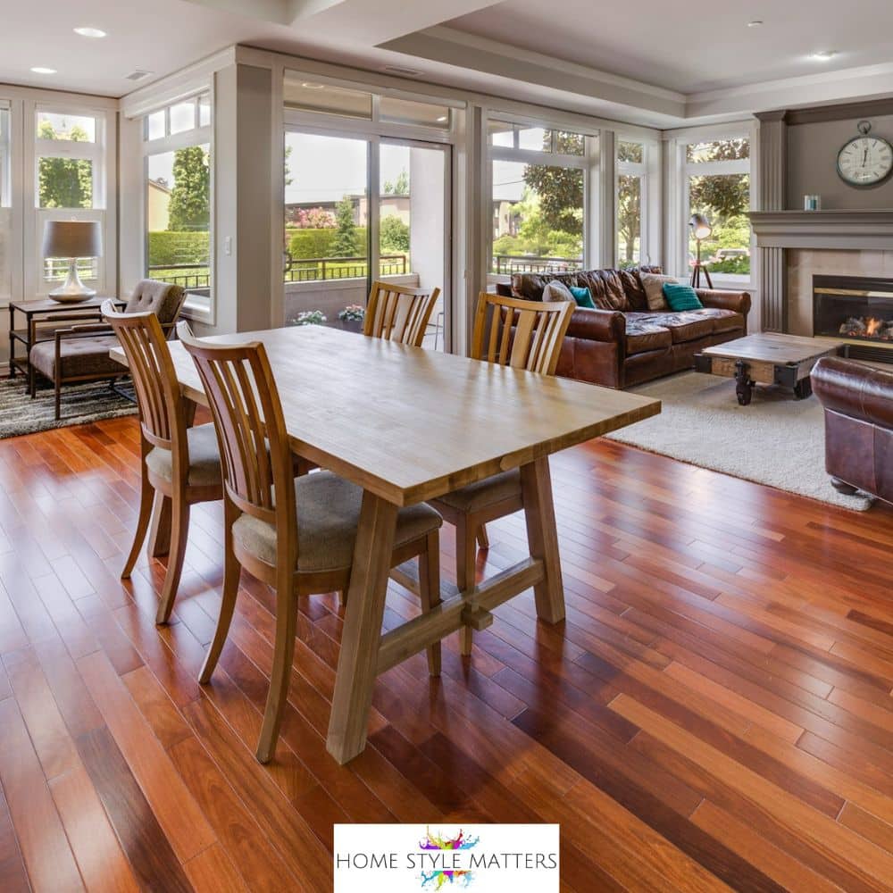 Flawless wood floor finish